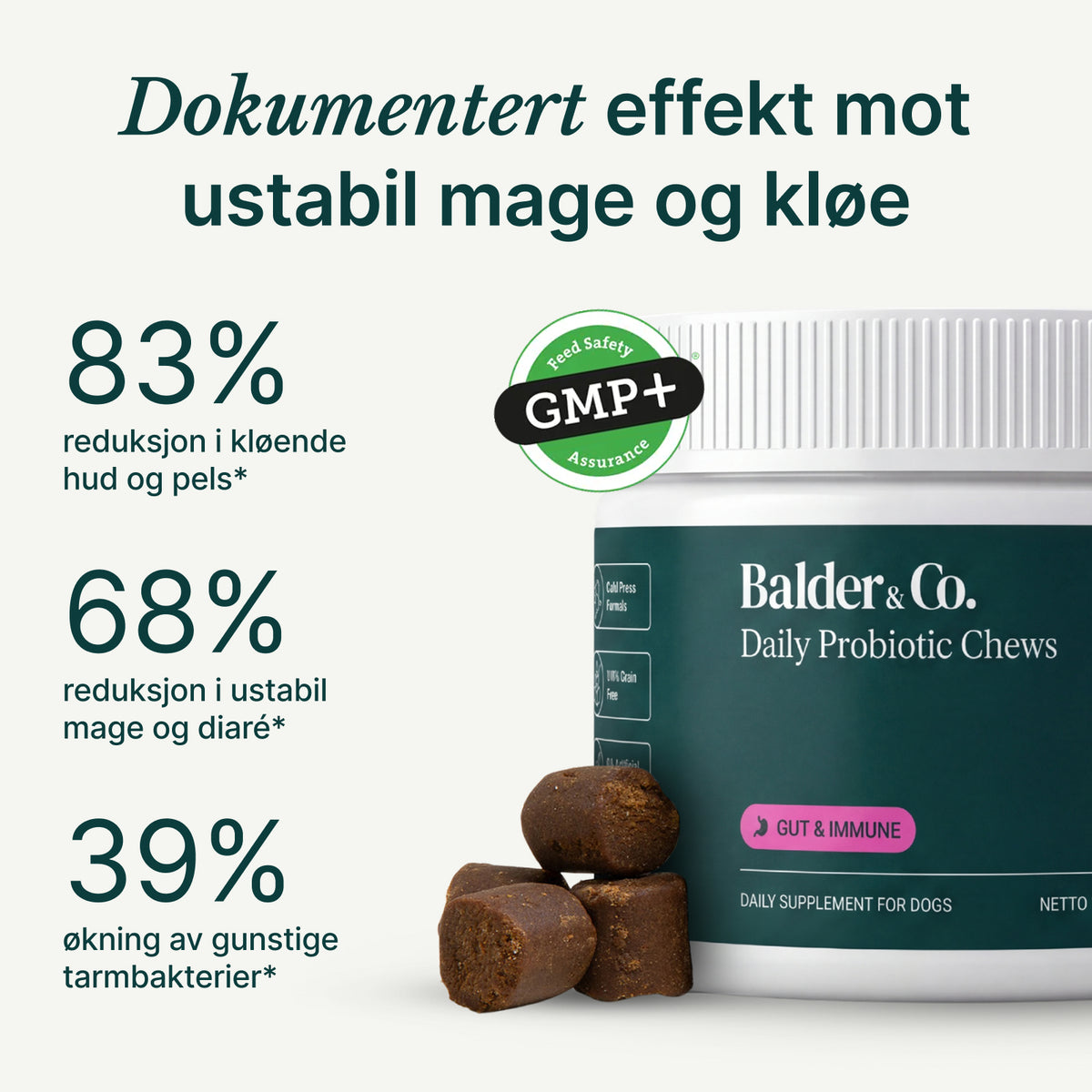 Probiotiske tyggebiter